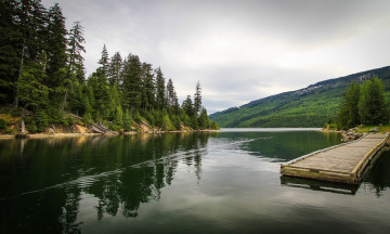 Картинка canada природа реки озера озеро лес