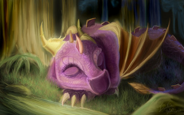 Картинка рисованные животные сказочные мифические дракон