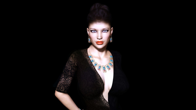 Обои картинки фото 3д, графика, people, люди, девушка