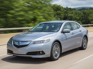 Картинка автомобили acura tlx серый sh-awd 3-5l v6 2015г