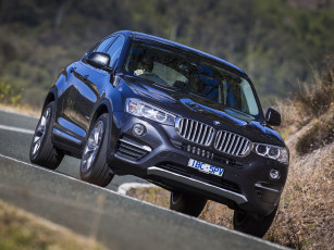 обоя автомобили, bmw, синий, au-spec, xdrive30d, x4