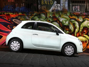 Картинка автомобили fiat 500 pop au-spec 2013г