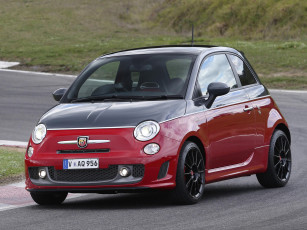Картинка автомобили fiat 595 красный au-spec 2014г abarth turismo