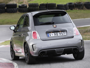Картинка автомобили fiat серый 2014г au-spec competizione abarth 595