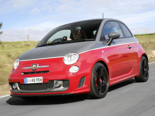 обоя автомобили, fiat, turismo, красный, 2014г, au-spec, abarth, 595