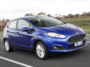 Картинка автомобили ford au-spec синий 5-door fiesta 2013г