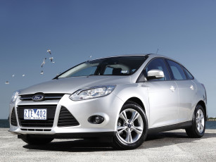 Картинка автомобили ford focus sedan светлый au-spec