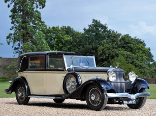 обоя автомобили, hispano-suiza, k6, sedanca, de, ville, 1935г, franay