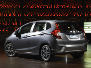 обоя автомобили, honda, jazz, au-spec, 2014г, темный