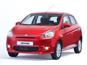 Картинка автомобили mitsubishi красный 2014г za-spec mirage