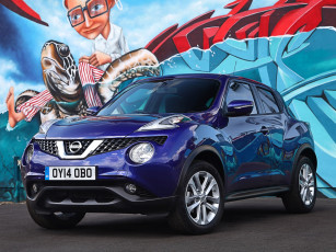 Картинка автомобили nissan datsun juke uk-spec yf15 2014г синий