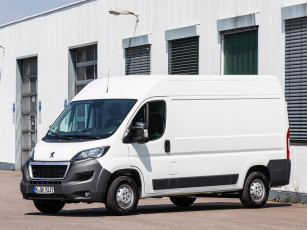 обоя автомобили, peugeot, светлый, 2014г, l2h2, van, boxer
