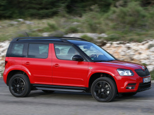 Картинка автомобили skoda yeti monte carlo 2014г красный