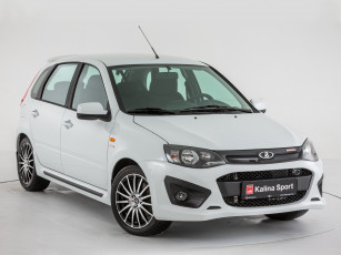 Картинка автомобили ваз lada kalina sport 2192 2014г cветлый