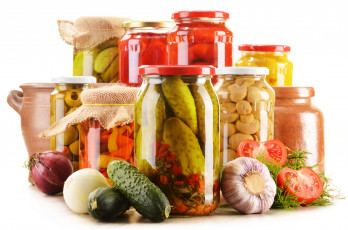 Картинка еда овощи банки