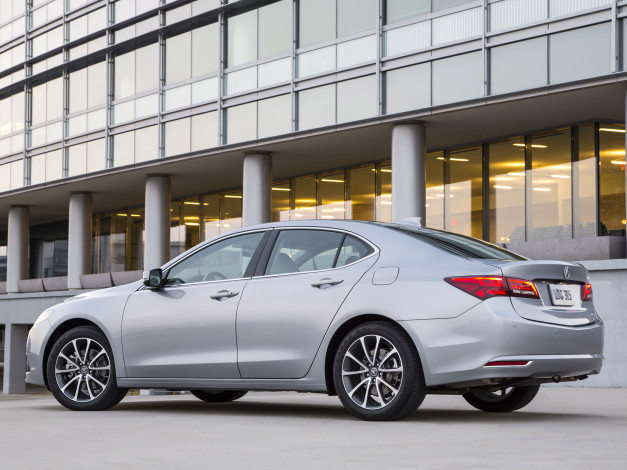Обои картинки фото автомобили, acura, sh-awd, v6, 3-5l, tlx, 2015г, серый