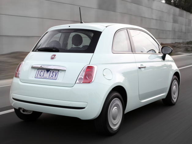 Обои картинки фото автомобили, fiat, 500, pop, au-spec, 2013г