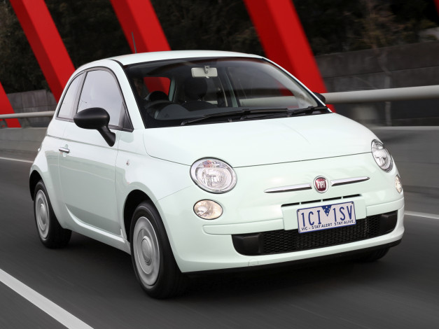 Обои картинки фото автомобили, fiat, 500, pop, au-spec, 2013г