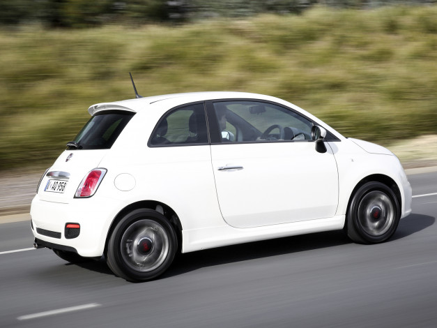 Обои картинки фото автомобили, fiat, 500s, au-spec, 2013г, светлый