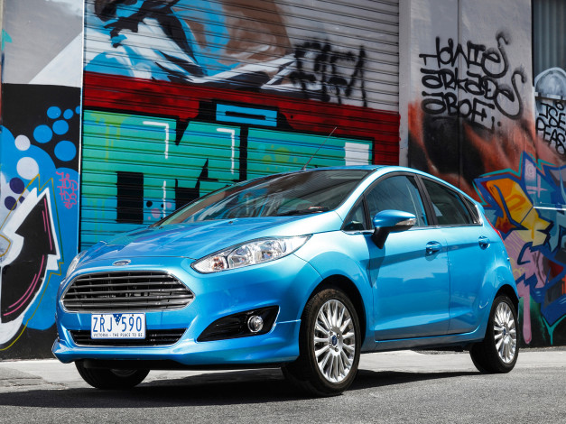 Обои картинки фото автомобили, ford, au-spec, '2013г, 5-door, s, fiesta