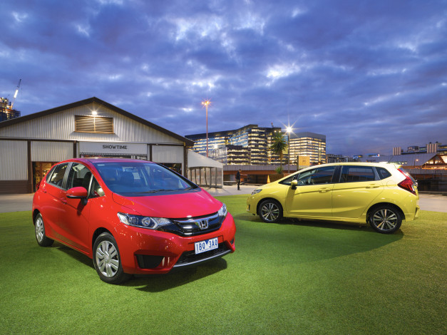 Обои картинки фото автомобили, honda, jazz, au-spec