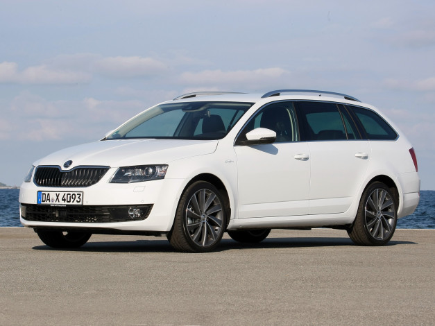 Обои картинки фото автомобили, skoda, octavia, combi, laurin, klement, 5e, 2014г, светлый