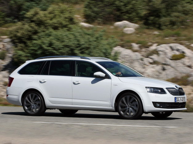 Обои картинки фото автомобили, skoda, octavia, combi, laurin, klement, 5e, 2014г, светлый