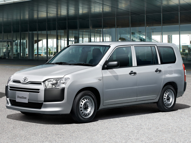 Обои картинки фото автомобили, toyota, 2014г, van, cp50, probox