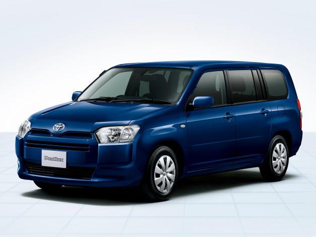 Обои картинки фото автомобили, toyota, cp50, синий, 2014г, wagon, probox