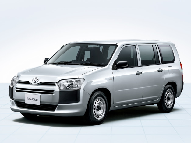 Обои картинки фото автомобили, toyota, cp50, van, probox, 2014г