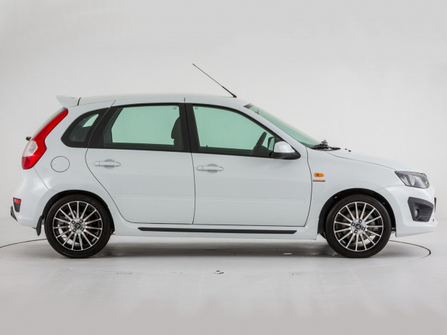 Обои картинки фото автомобили, ваз, lada, kalina, sport, 2192, 2014г, cветлый