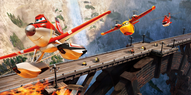 Обои картинки фото planes,  fire & rescue, мультфильмы,  fire and rescue, самолёты