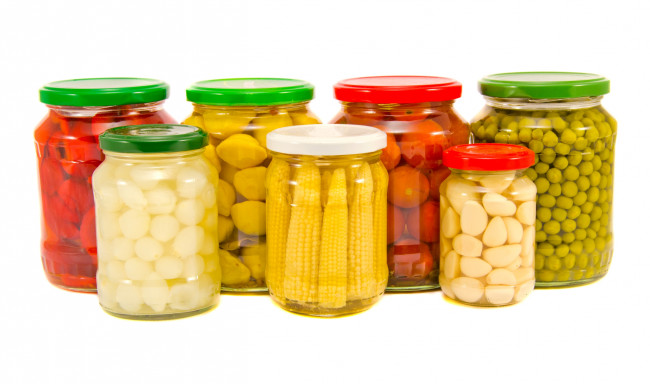 Обои картинки фото еда, овощи, банки