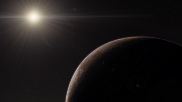 Картинка космос арт галактика вселенная планеты