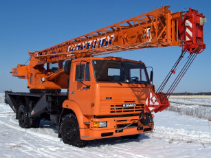 Картинка техника краны kamaz
