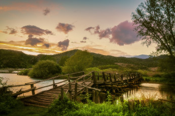 Картинка природа реки озера река лес