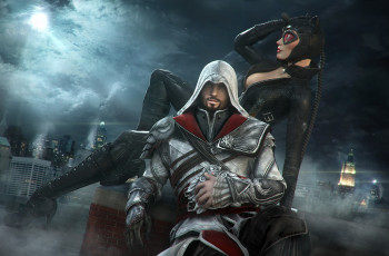 Картинка 3д+графика фантазия+ fantasy мужчина девушка униформа взгляд фон