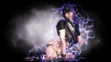 Картинка 3д+графика фантазия+ fantasy фон взгляд девушка