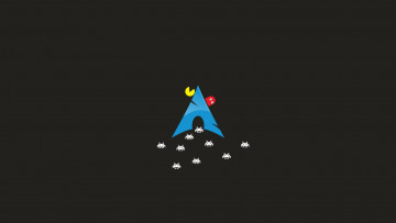 Картинка компьютеры linux логотип фон