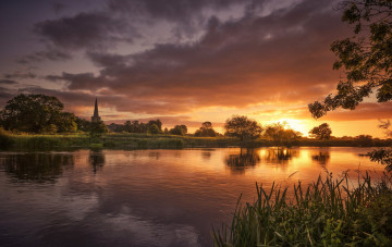 Картинка города -+пейзажи рассвет