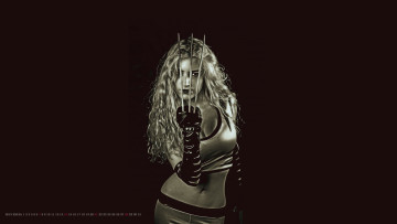 Картинка календари компьютерный+дизайн calendar женщина копслей девушка фон черный 2019