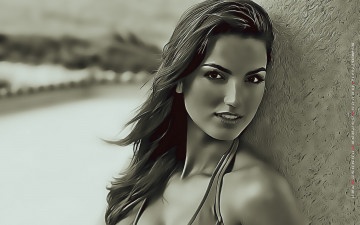 Картинка календари компьютерный+дизайн 2019 calendar девушка взгляд женщина