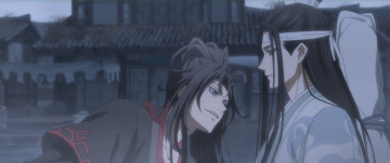 Картинка аниме mo+dao+zu+shi вэй усянь лань ванцзы город и туман