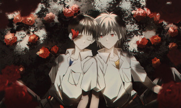 Картинка аниме evangelion евангелион