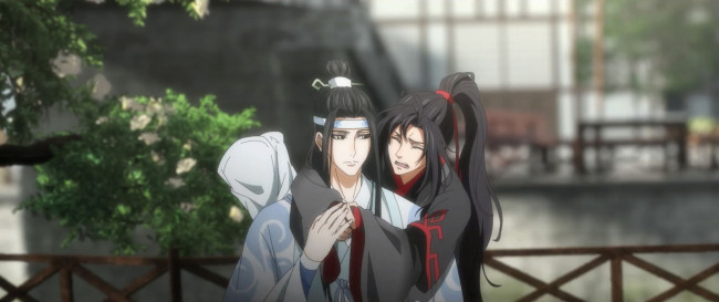 Обои картинки фото аниме, mo dao zu shi, вэй, усянь, лань, ванцзы