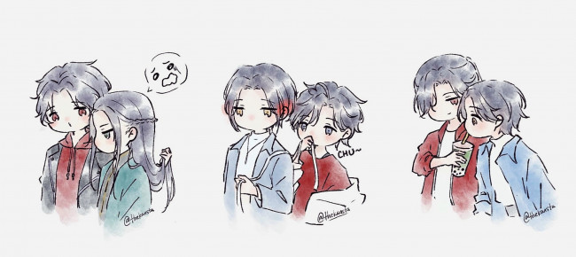 Обои картинки фото аниме, unknown,  другое , персонажи, пары