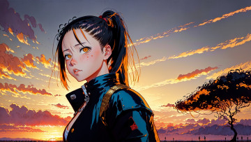 Картинка аниме пейзажи +природа нейросети графика нейроарт ai art нейронные сети рисунки нейро искусство