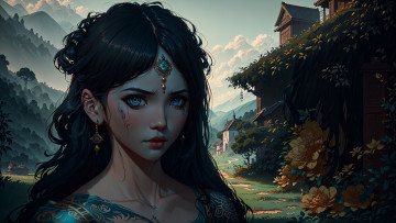 Картинка аниме unknown +другое+ нейросети графика нейроарт ai art нейронные сети рисунки нейро искусство