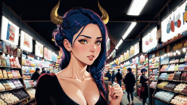 Обои картинки фото аниме, ангелы,  демоны, нейросети, графика, нейроарт, ai, art, нейронные, сети, рисунки, нейро, искусство