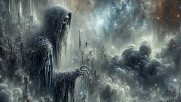 Картинка фэнтези нежить нейросети графика нейроарт ai art нейронные сети рисунки нейро искусство нейрографика graphics neuroart neural networks drawings neuro neurography